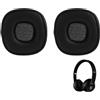 Fllyvly applicare a Cuscinetti Auricolari di Ricambio Major III - Compatibili con Cuffie Marshall Major III 3, Bluetooth e Cablate On-Ear, di ricambio per cuffie Memory Foam di Alta Qualità, Colore Nero