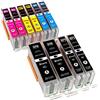 ESMONLINE 10 lampada. XL Cartucce d' inchiostro per Canon Pixma MG 5700 5750 5751 5752 5753 6800 6850 6851 6852 6853 7700 7750 7751 7752 7753