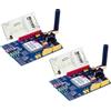 TECNOIOT 2pcs SIM 900 GPRS/gsm Shield Development Board Quad-Band Module with Antenna + gift