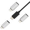 HOYULLI Adattatore da Lightning a USB C Female (3 pezzi) per Apple iPhone 14 13 12 Pro Max 7 8 Plus per iPad Pro Tablet Type C Cavo di ricarica Data Charger Converter Auto Connettori Accessori