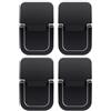 ZEACCT 4 Pezzi Rialzo per Tastiera Portatile, Supporto per Mini Laptop Autoadesivo,Supporto per Computer Regolabile Invisibile per Scrivania da Ufficio, Gambe per Laptop (Nero)