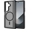 GIOPUEY Cover Magnetica per Samsung Galaxy Z Fold 7， Compatibile con MagSafe， PC+TPU Finitura Antiurto Protettiva Cellulare Custodia - Black