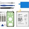 TOPGOBAT Batteria di ricambio per Samsung Galaxy S20 FE 5150 mAh, ad alta capacità, compatibile con Samsung Galaxy S20 FE (SM-G781B G781U G781W SM-A526 A526B/DS A5260 A526W), con kit di attrezzi,