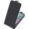 foto-kontor Custodia per Brondi Amico Smartphone 4G Modello Tascabile Stile Flip Nero (esclusivamente per la Versione 4G)