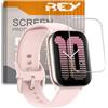 REY Pack 6X Pellicola salvaschermo per AMAZFIT Active, qualità Premium