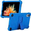 MEMELOKA Cover per Blackview Zeno 1 8 Pollici, Custodia Antiurto in Silicone Morbido Protettiva con Supporto[Protezione da Caduta], Blu