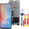 SiuVorZhi Display LCD compatibile con Blackview A55 Display LCD Touch Screen Assembly Riparazione Parti di ricambio con strumenti.
