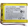 HXJNLDC DC 3.7V 2600mah 505573 li-ion Lithium Ion Polymer Battery Replacement per DIY 3.7-5v prodotti della batteria,Luce LED, GPS，tablet PC