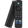 Himank Telecomando vocale di ricambio (3a generazione) con funzione vocale adatto per Smart TV 4K/4K Max/Lite/Cube Stick, compatibile con Cube (1a/2a/3a generazione), Insignia-Tos-hiba-Pioneer-Smart-TV