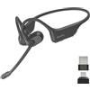 Nuroum OpenEar Pro 2 Cuffie Bluetooth 5.4 con Microfono, Cancellazione del Rumore ENC/Funzione Silenziosa/Connessione Multipoint/15 Ore Durata, Cuffie Wireless per Ufficio/Casa/Chiamate/Guidare, Nero