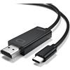DriverGenius Inferno X46 Lite Series | Adattatore USB-C a HDMI 4K/60Hz da 1,8 m (M-M), Compatibile con Laptop DP Alt Mode, PC, Console da Gioco e Monitor (Modello: UC2HD460-18-P1)
