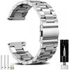 OTOPO - Cinturino di ricambio in acciaio inox per Samsung Gear S3 Frontier e Classic Watch, 22 mm.