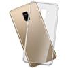 mtb more energy® Custodia Crystal Armor per Samsung Galaxy A8 2018 (SM-A530, 5.6'') - Hard PC Back & Soft Silikon Bumper - Angoli rinforzati - Trasparente - TPU PC Case Cover