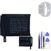 HIGHAKKU Batteria di ricambio per smartwatch A2552, compatibile con Watch iWatch Series 7, 45 mm, modello A2474, A2477, A2478, con strumenti