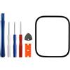 swark Set di ricambio per display in vetro, compatibile con Apple Watch SE (2022), 40 mm, A2725, A2726, A2722, A2855 (No LCD Screen and Touch Digitizer) con set di attrezzi