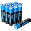Kratax Batteria al litio AAA da 1,5 V, batteria al litio ricaricabile AAA, 1100 mWh(1,5 V/733 mAh), alta capacità, potenza costante, lunga durata, 12 batterie AAA