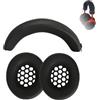 Umvowuxa Cloud II - Custodia protettiva compatibile con cuffie Kingston HyperX Cloud II/Cloud III/Cloud Alpha, protezione per le orecchie, in morbido silicone (nero)
