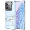 YUXING Trasparente Cover per Xiaomi Redmi Note 14 4G(164) - Custodia Protettiva Sottile in TPU Morbido Antiurto con Carino Motivo Disegno Cool (Kitten)
