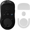 kwmobile Set Piedini di Ricambio per Mouse Compatibile con Logitech G Pro Wireless Gaming Mouse - Gommini bianco - per Maggiore Controllo e Scorrevolezza