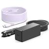 KFD Caricatore da auto USB C da 140 W PD 3.1 per MacBook Pro/Air Surface Pro Samsung Dell Google PC, Tablet Cellulare AI Laptop Alimentatore di rete 24 V Accendisigari USB Auto Charger con cavo di