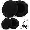 Kalexion Cuscinetti Cuffie Copri Cuffie Universali 60 mm - Cuscinetti per Cuffie in Spugna, Ricambi Compatibili con Logitech H600, AKG, Sony e Altri Modelli, Confortevoli, Adatti per Ascolto Prolungato (4 PZ)