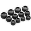 Okuli 12 x Gommini Auricolari in Silicone Ricambio per Sennheiser Momentum 4 Auricolari Cuffie in Nero