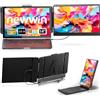 Newwin Doppio Schermo PC Portatile - Portable Monitor 14 FHD 1080P IPS Estensione Schermo PC Portatile per 13,3-17 Mac, Wins, Chrome