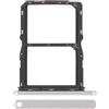 Generico Ricambio Compatibile con ZTE BLADE A75 5G Z2357N Try card tray Vassoio alloggio porta scheda Dual SIM Card Sim 1 + SLOT SIM 2 slitta lettore (Silver)