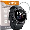 REY Pack 3X Pellicola salvaschermo per Honor Magic Watch 2 42mm, Vetro temperato, di qualità Premium