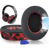 SOULWIT Gel Freddo Cuscinetti Ricambio per Beats Studio Pro Wireless Cuffie con Cancellazione del Rumore, Padiglioni Cuffie per Orecchie con Tessuto di Seta di Ghiaccio, Schiuma ad Alta Densità