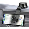 EEEKit Supporto a ventosa da auto per schermo CarPlay, rotazione a 360°, supporto per display Carplay, supporto regolabile per parabrezza e cruscotto, per la maggior parte degli stereo per auto con