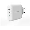 PowerLot Caricatore USB C da 60 W con alimentatore GaN Tech PD 3.0, caricatore rapido compatibile con MacBook Pro, Lenovo, Surface, Dell XPS, Chromebook, HP, laptop, iPad, iPhone 14 Pro Max, DJI Mini