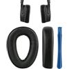 leruiyezs 1 Paio Cuscinetti Auricolari di Ricambio in Pelle Proteica per Cuffie Sennheiser PXC 550 PXC 550-II Wireless MB 660 PXC480 Serie,Cuscinetti Auricolari per Cuffie,Copertura dell'Orecchio
