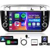 VECHTEL 4G 64G VECHTEL 7Autoradio Bluetooth per FIAT Punto 2012－2016 Carplay Android Auto,DSP EQ,Android 15,Wifi GPS Navi,RDS/FM Radio 2 din con Retrocamera AHD