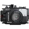 YaelHelens TG-7 Custodia per Fotocamera Subacquea, Impermeabile fino a 60m/195ft, Materiale PC con Guarnizione O-Ring, Compatibile con Olympus OM System Tough TG-7 (Nero)