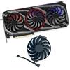 Dotodo Ventola per scheda grafica Asus ROG STRIX OC GeForce RTX 3060 Ti 3070 3080 3090 95mm 12V 0,5A 7 pin