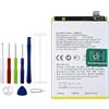 Vvsialeek Batteria di ricambio BLP875 compatibile per Real-me NAR-zo 50 4G/NAR-zo 50 5G con kit di strumenti 0