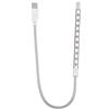 ciciglow Lampada per Laptop, Luce per Tastiera USB Portatile 10 Pezzi Lampada a LED Blubs Light 1W per PC/Laptop/Computer(d'Argento)