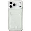 Lunivop Compatibile con iPhone 17 Pro Max Custodia trasparente porta carte di credito TPU sottile morbido antiurto anti-ingiallimento antigraffio custodia trasparente (17 Pro Max 6,9 '' trasparente)