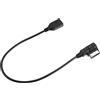 QUARKZMAN Adattatore Bluetooth Auto Wireless AUX Cavo Interfaccia Audio Musicale Adattatore per Audi A3 A4L A5 A6L A8 Q5 Q7 R8 TT AMI MDI ABS Nero Sostituire