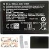 Aousavo BV-6A - Batteria di ricambio compatibile con Nokia 8110 4G (2017) / Nokia 2720 FLIP/ 3060 /C5-03