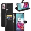 betterfon Custodia compatibile con Motorola Moto G10 / G20 / G30 | Custodia a portafoglio con scomparti per carte di credito, compatibile con Moto G10 / G20 / G30 | Custodia magnetica | Nero