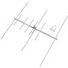 HYS Dual-Band 9,5/11,5 dBi 100 W Antenna Yagi 8 elementi fascio 2 metri / 70 cm VHF/UHF Antenna Yagi da esterno con bullone a U per radio digitale/ripetitore Ham Mobile 144/430 MHz (TC -YG08UV)