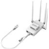 Vonets VAR1200-H Industrial Gigabit Dual Band Smart WiFi Bridge/Wireless Router/WiFi to Ethernet Adapter 1200Mbps con 1 Ventola di Raffreddamento,3 Porte LAN Gigabit,Supporto di Alimentazione PoE/DC