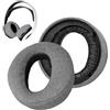 Erioscar 1 Paio Cuscinetti Auricolari di Ricambio per PS5 Pulse 3D, Padiglioni Cuffie in Tessuto Traspirante e Schiuma di Alta Qualità, Isolamento Acustico e Migliora il Comfort di Utilizzo (Biancheria)
