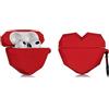 LEWOTE Custodia in Silicone Compatibile con Airpods 3 Funny Cute Cartoon 3D Case Cover (Diamond Love Heart)