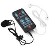 Annadue Scheda Live Cambia Voce, Scheda Portatile Mini Dispositivo Cambia Voce 8 Effetti Sonori Fissi Plug And Play, Registrazione di Gioco, per Computer Cellulare