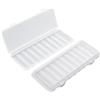PNGKNYOCN Contenitore per batterie AA, portabatterie portatile in plastica trasparente per 10 batterie AA per viaggio/casa/ufficio/garage (confezione da 2)