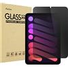 ProCase Pellicola Privacy per iPad Mini 7 (A17 Pro) 2024/ iPad Mini 6 2021 8,3 Pollici, Vetro Temperato Privacy iPad Mini 7/6 (A2995 A2567 A2568 A2569) [Durezza 9H, Resistente ai Graffi]