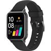UMIDIGI Smartwatch Uomo Donna, Uwatch 5S Smart Watch 1.7 Orologio Fitness Monitor del SpO2/Sonno, 24H Cardiofrequenzimetro, Impermeabile 5ATM Orologi Sportivo, Nero